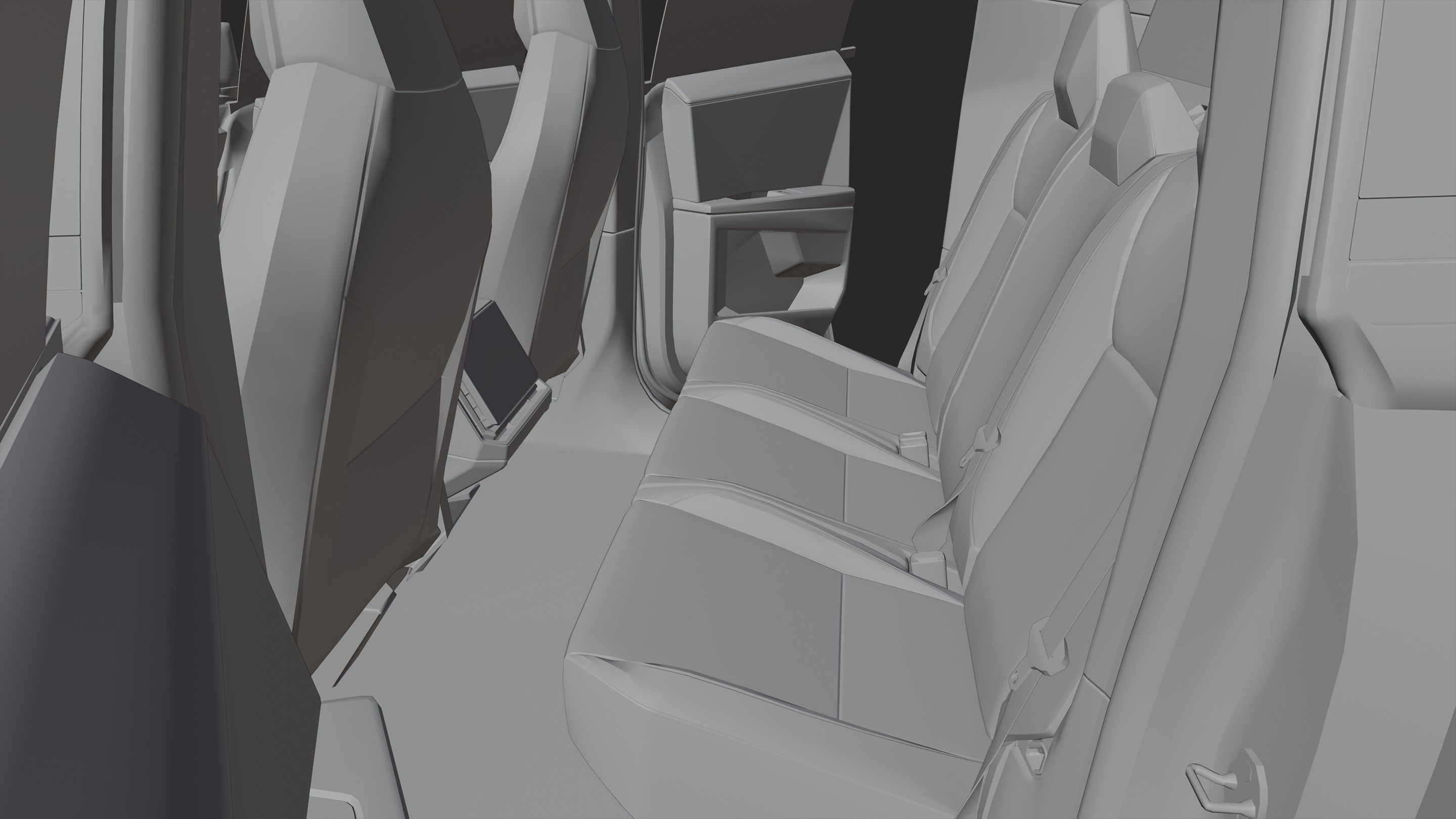 High Quality Cybertruck 3D Model 3D model_11