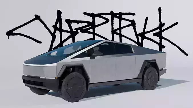 High Quality Cybertruck 3D Model 3D model