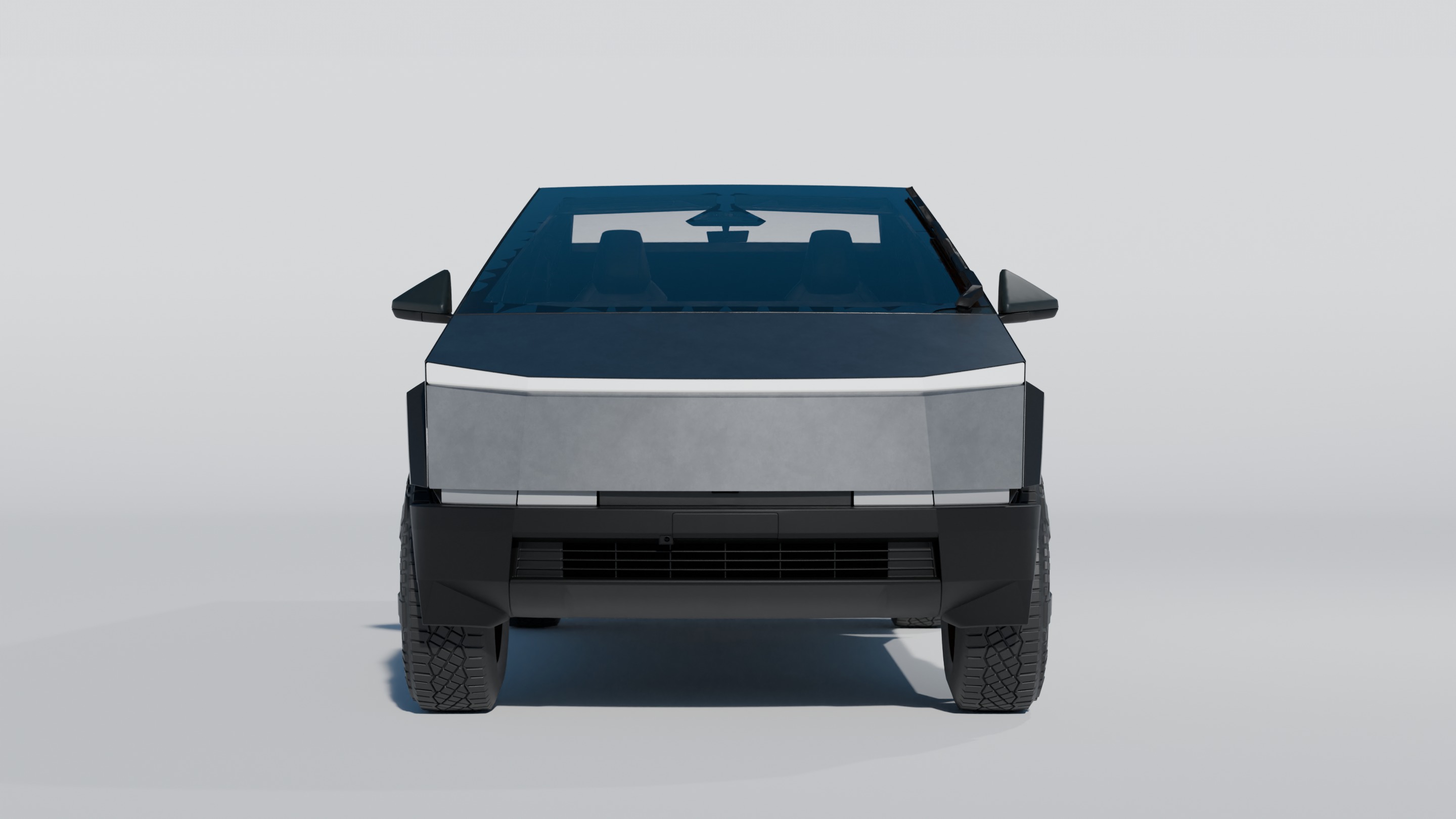 High Quality Cybertruck 3D Model 3D model_4