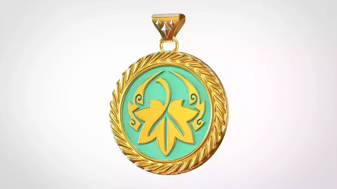 Acer Palmatum Pendant  3D print model