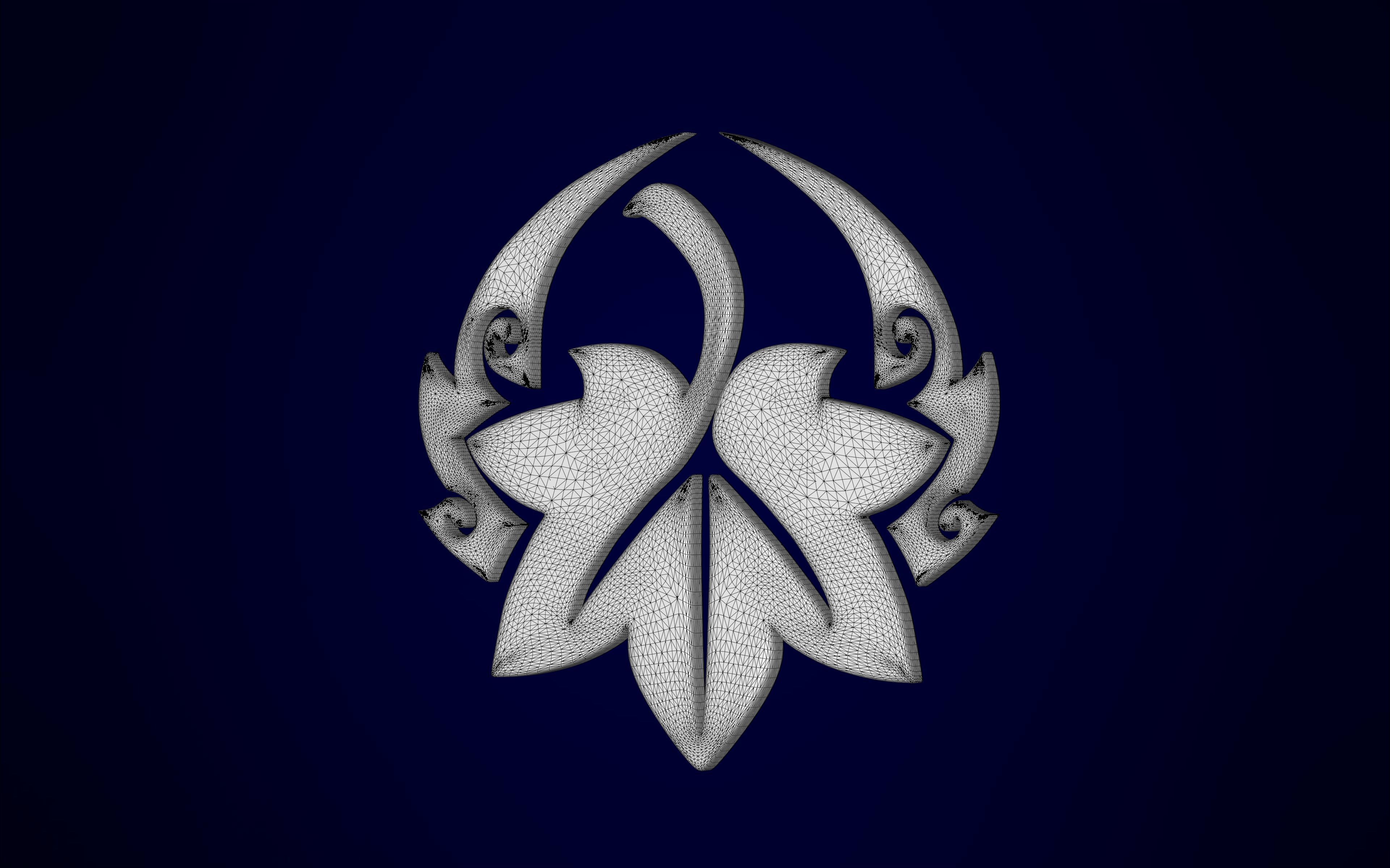 Acer Palmatum Pendant  3D print model_8