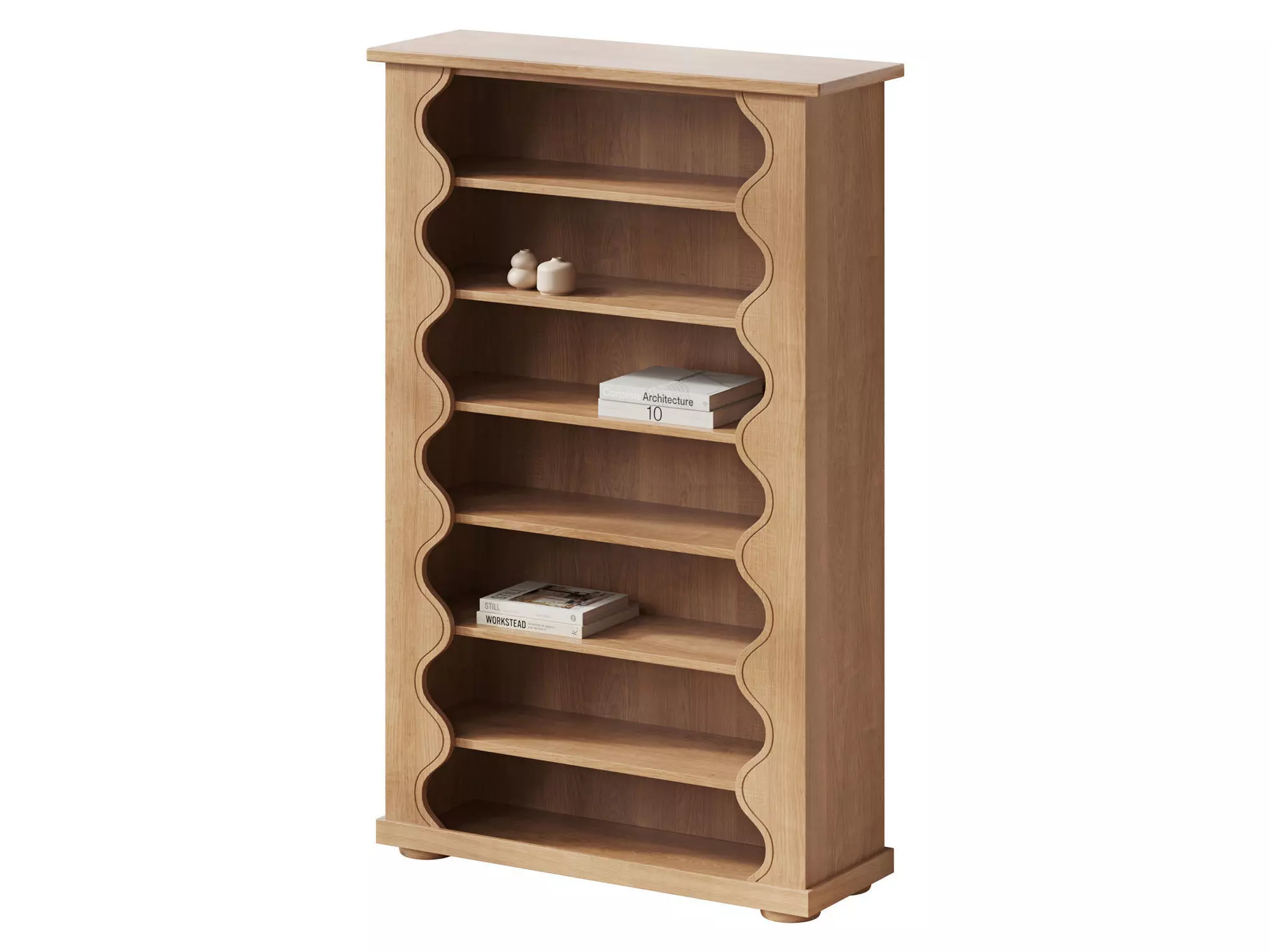 Katie Hodges Scalloped Bookcase 3D model