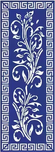 Door Decorative Plasma CNC 3D model