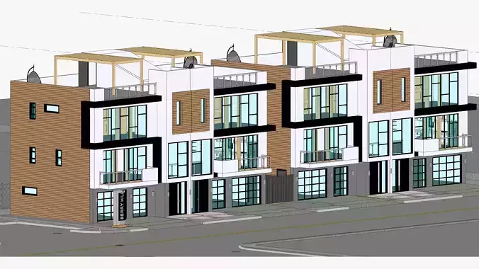 Revit Building Duplex