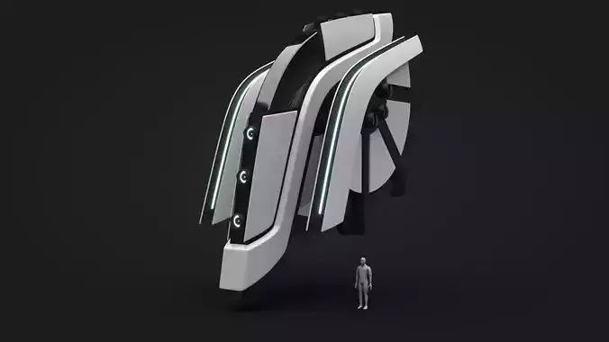 Spaceship Canopus 3D model