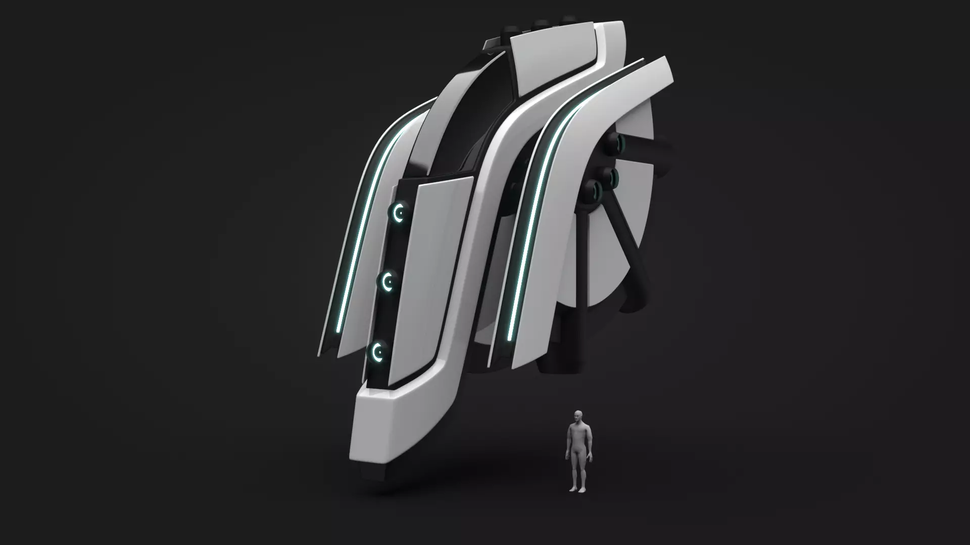 Spaceship Canopus 3D model_0