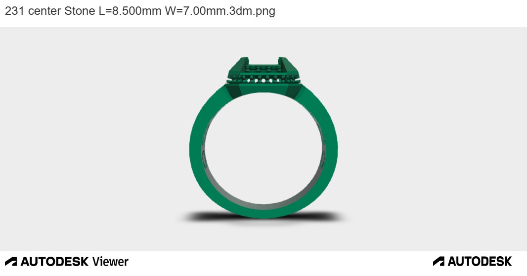 SOLITAIRE RING WITH A DECORATIVE BAND 3D print model_1