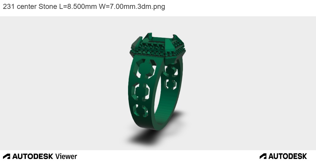 SOLITAIRE RING WITH A DECORATIVE BAND 3D print model_6