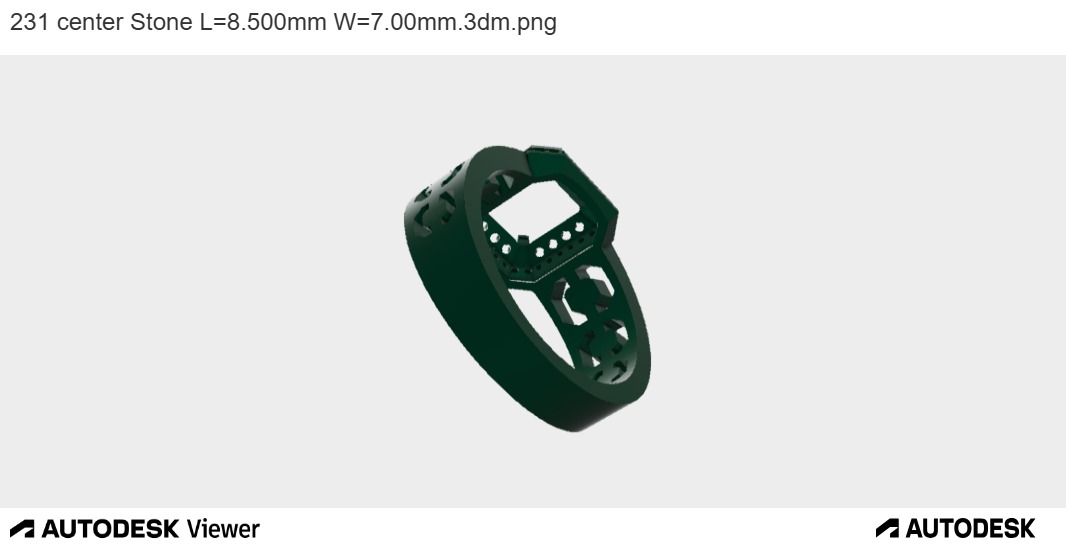 SOLITAIRE RING WITH A DECORATIVE BAND 3D print model_4