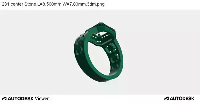 SOLITAIRE RING WITH A DECORATIVE BAND