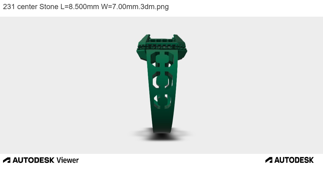 SOLITAIRE RING WITH A DECORATIVE BAND 3D print model_2