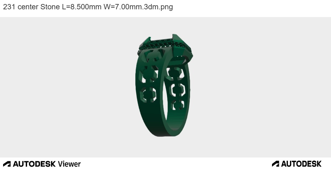 SOLITAIRE RING WITH A DECORATIVE BAND 3D print model_7