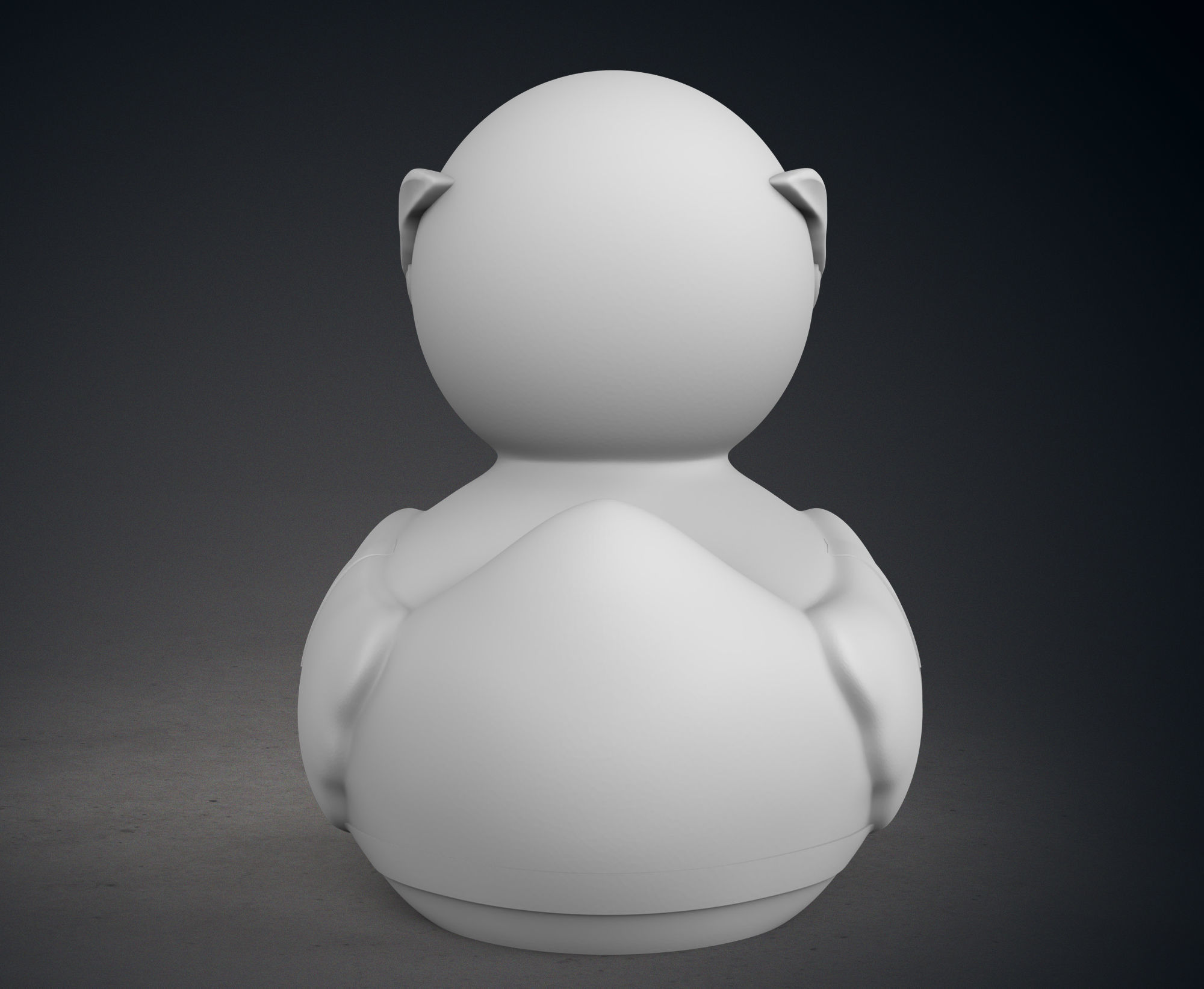 Cute The Flash Rubber Duck 3D print model_6