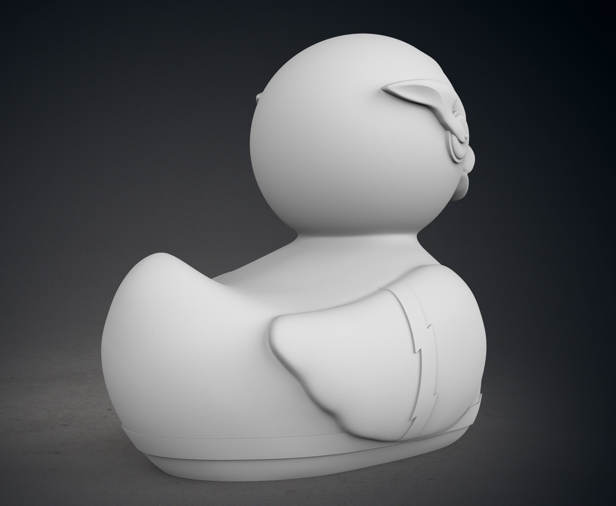 Cute The Flash Rubber Duck 3D print model_7