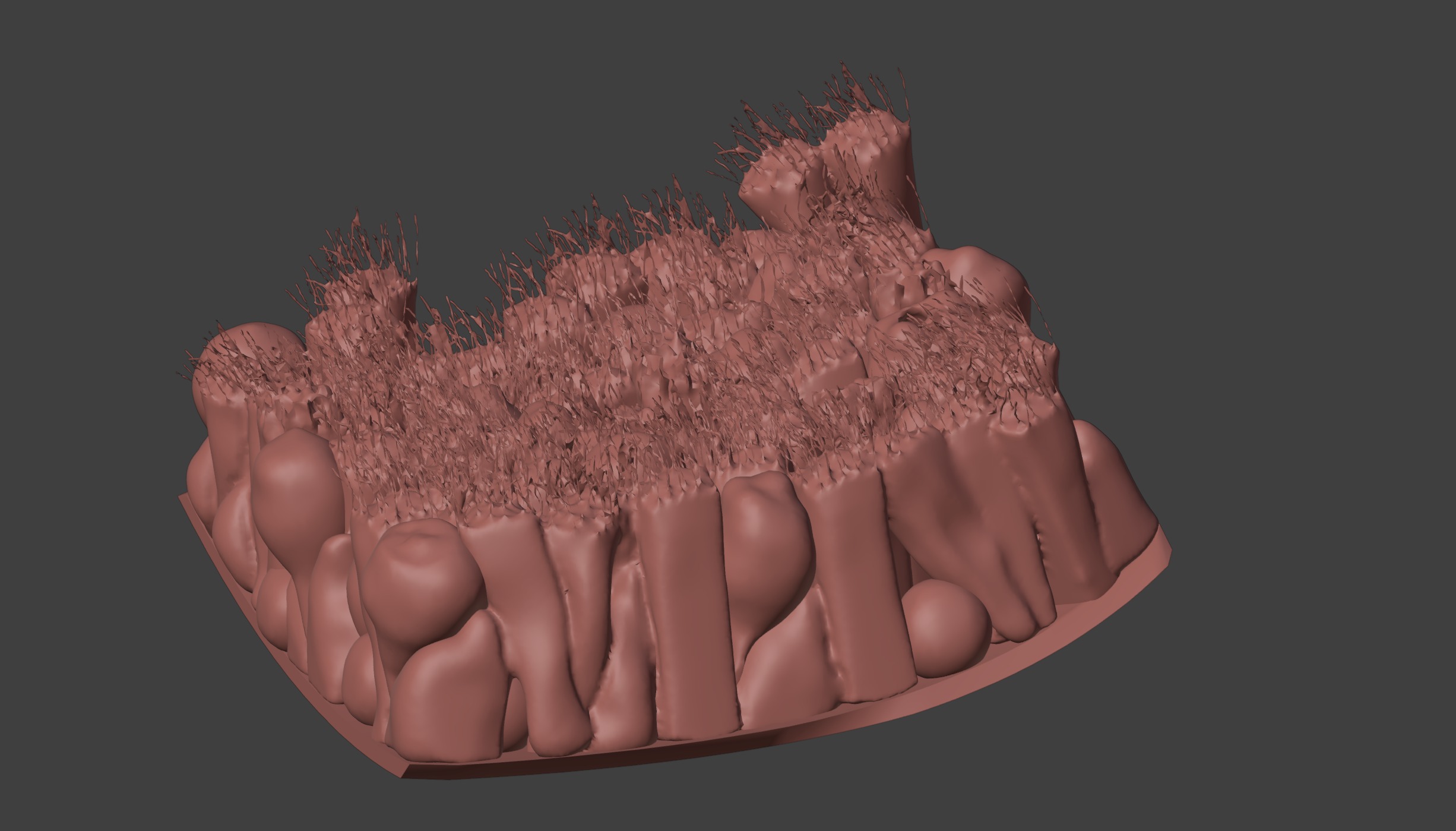 3D Model of the Epithelium of the Trachea 3D print model_3