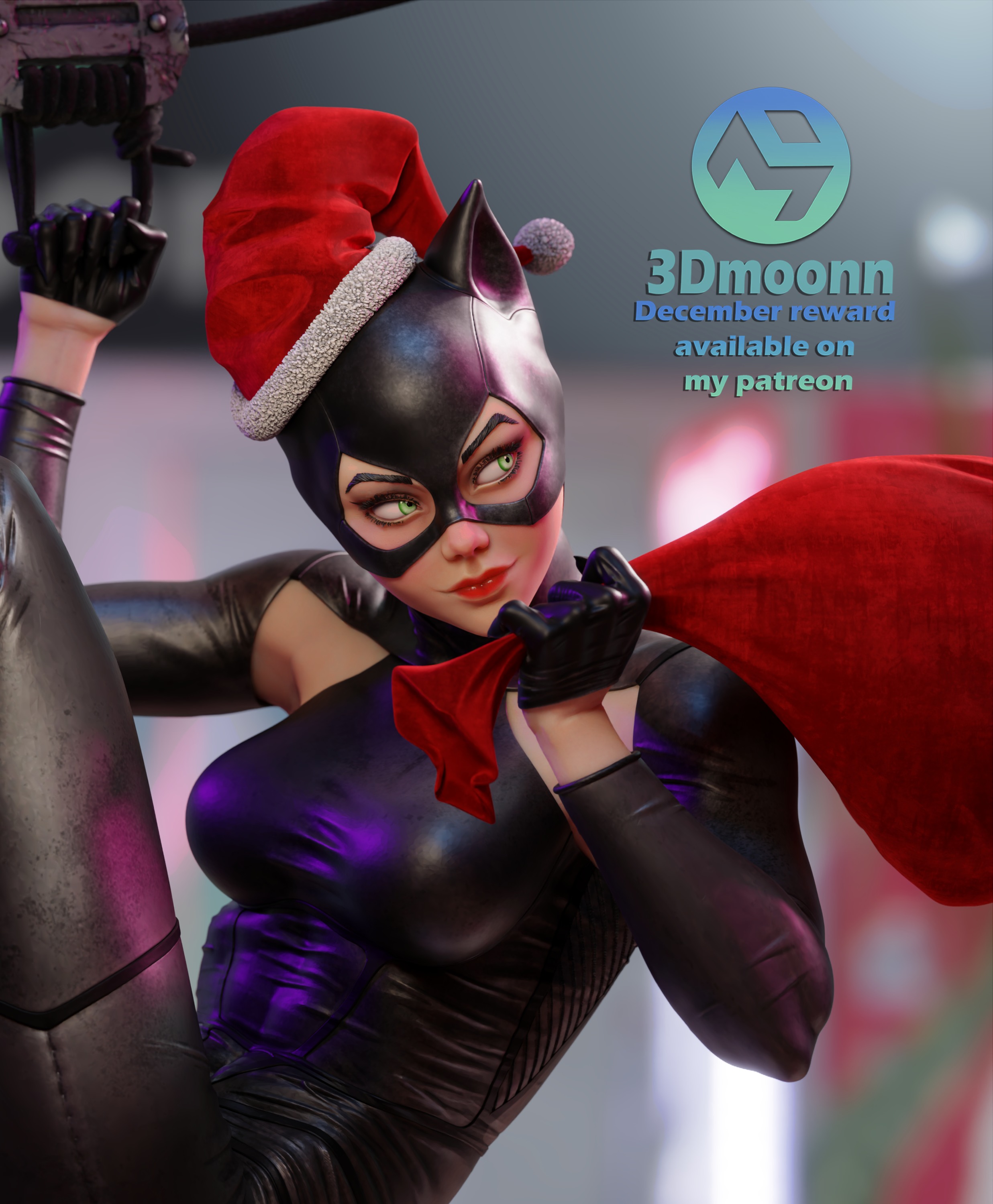 CatWoman - DC 3D print model_8