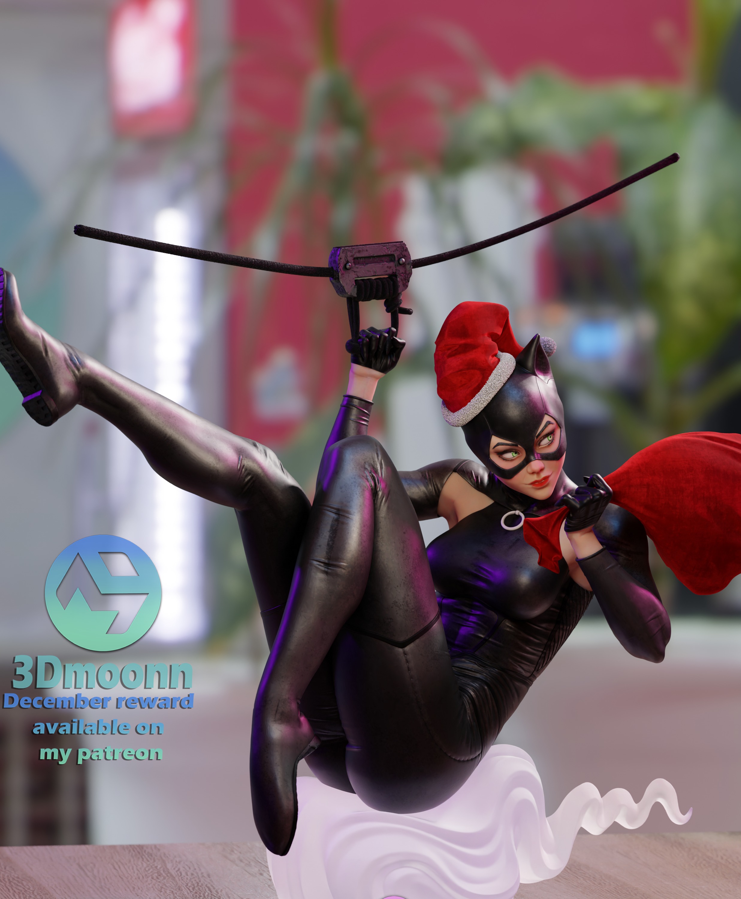 CatWoman - DC 3D print model_9