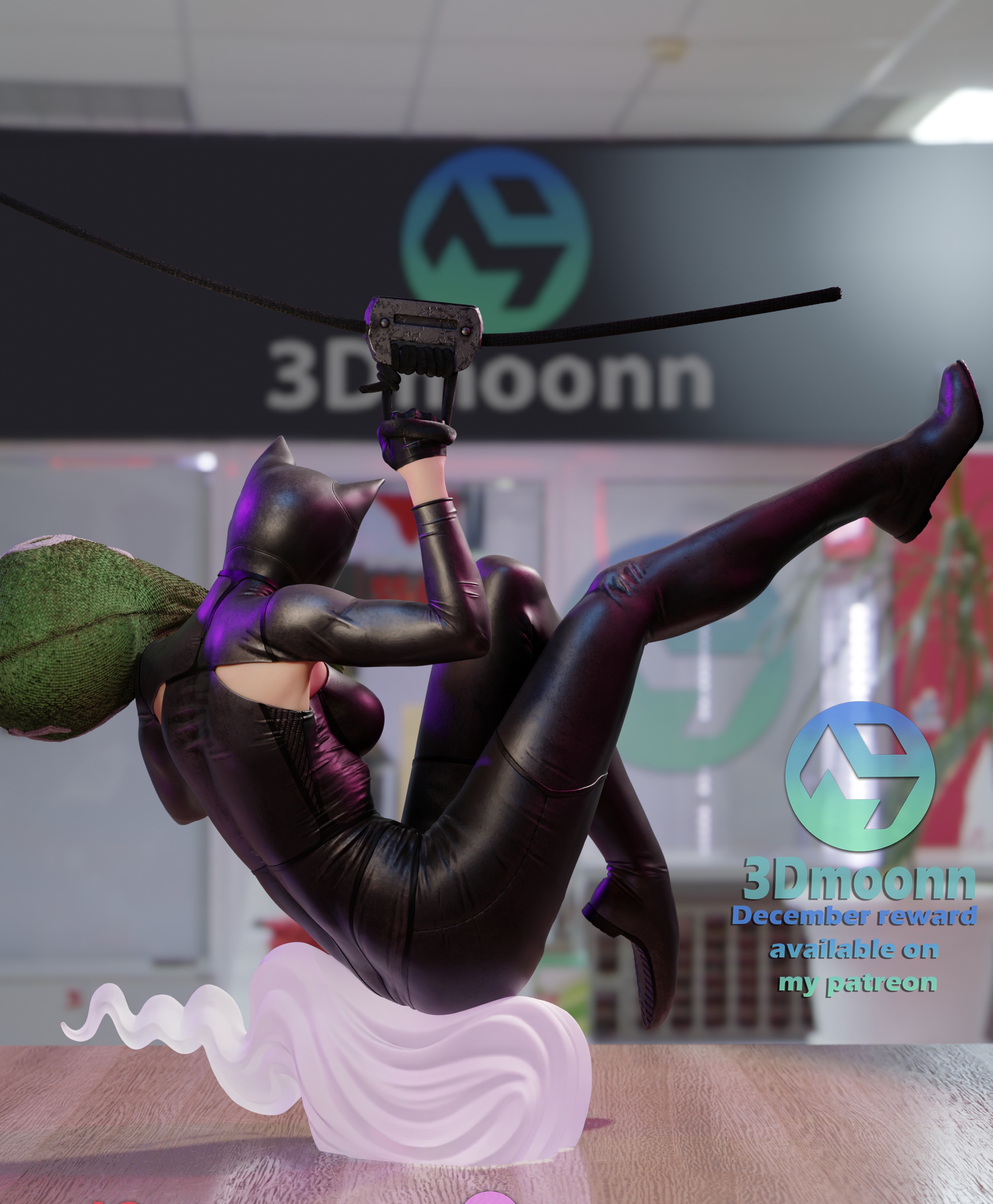 CatWoman - DC 3D print model_4