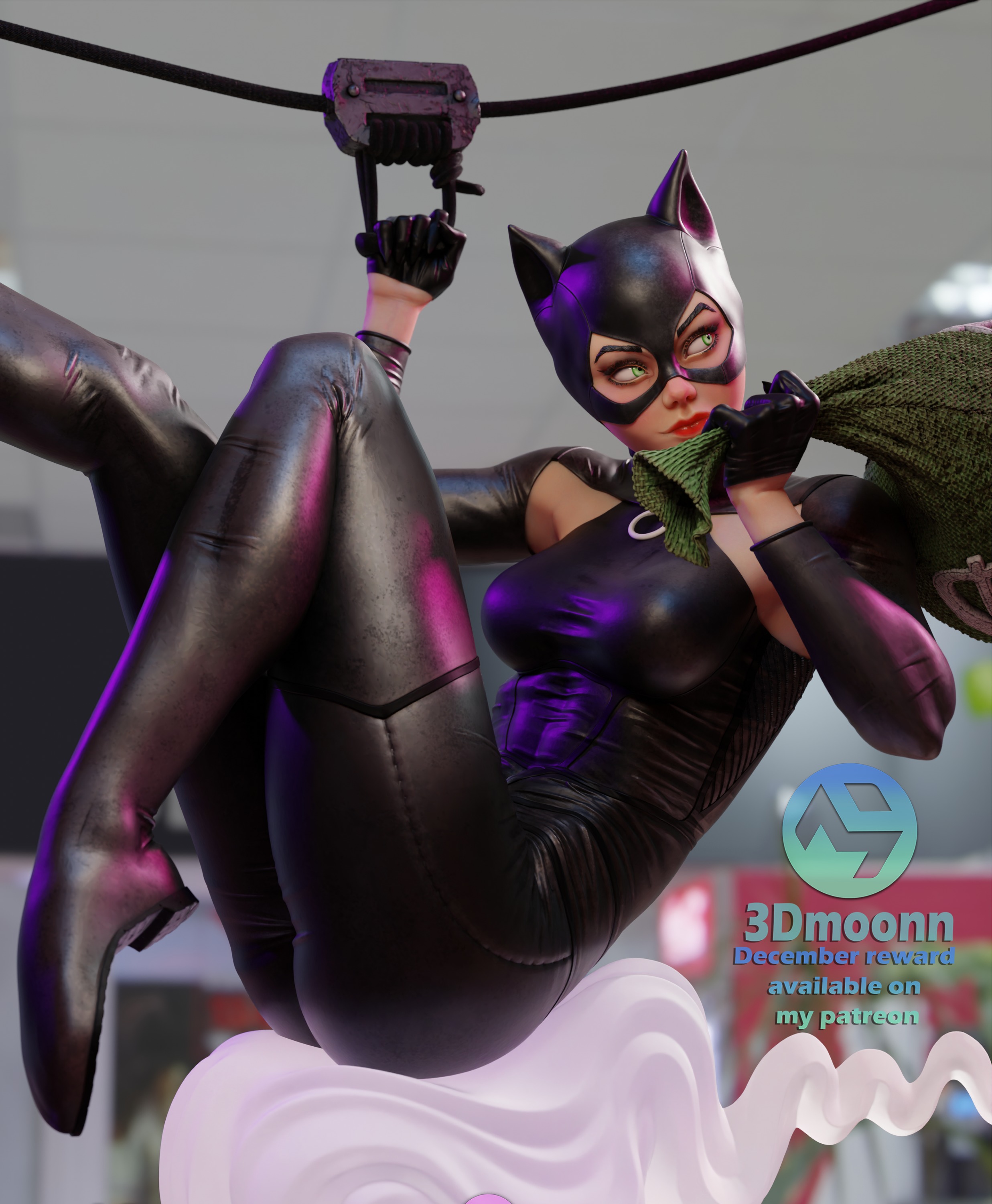 CatWoman - DC 3D print model_5