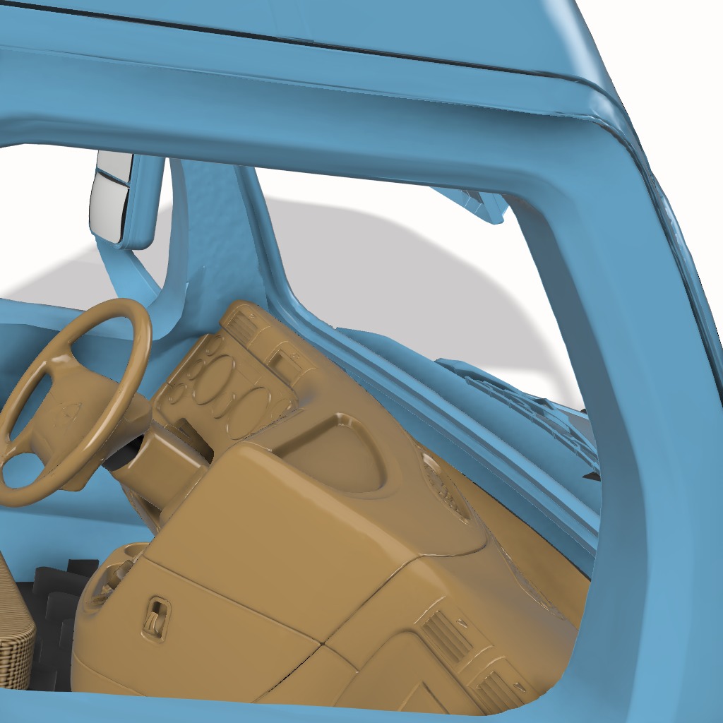 Cascadia Freightliner 3D print model_39