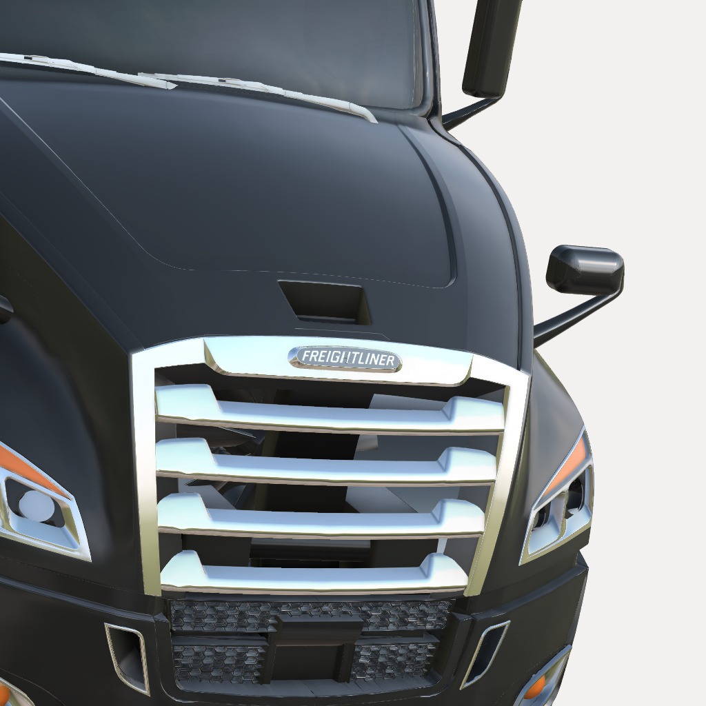 Cascadia Freightliner 3D print model_12