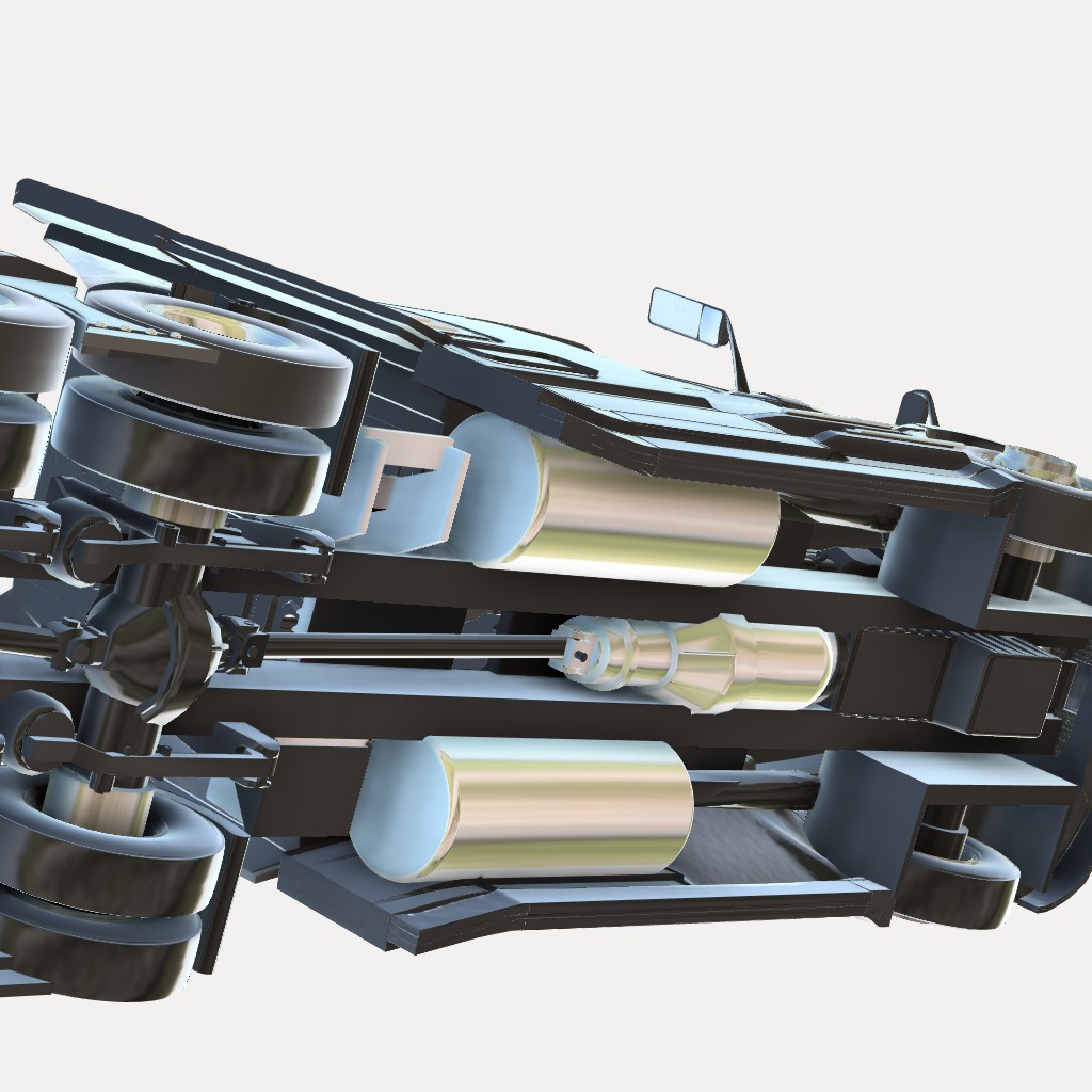Cascadia Freightliner 3D print model_10