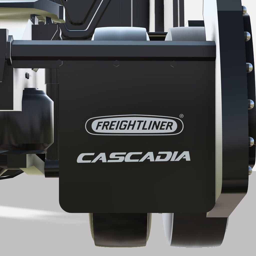 Cascadia Freightliner 3D print model_8