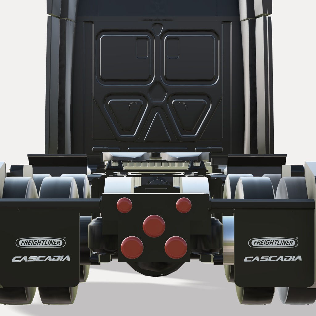 Cascadia Freightliner 3D print model_7