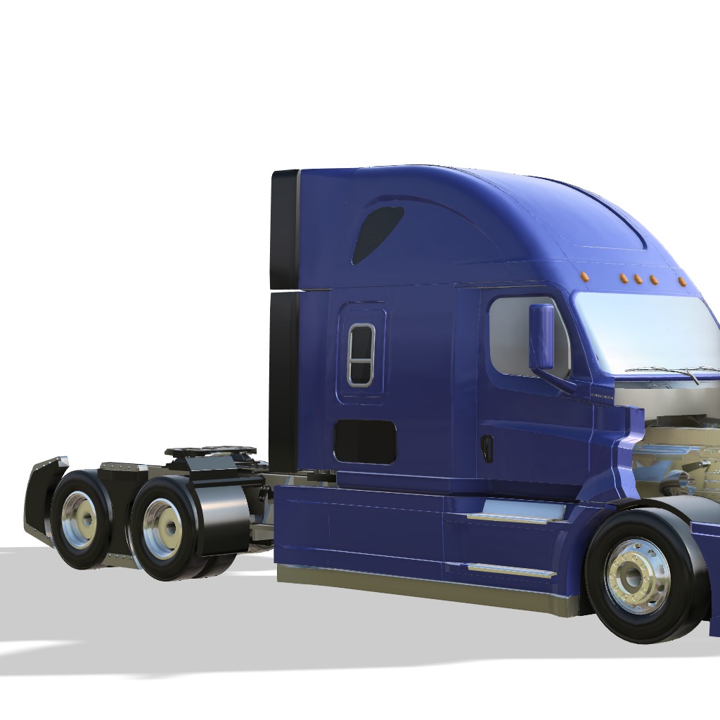 Cascadia Freightliner 3D print model_31