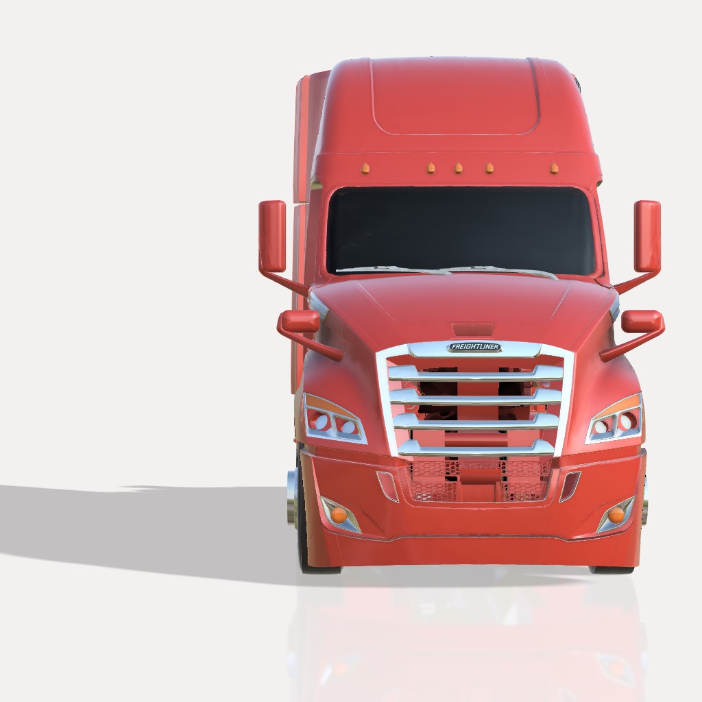 Cascadia Freightliner 3D print model_4