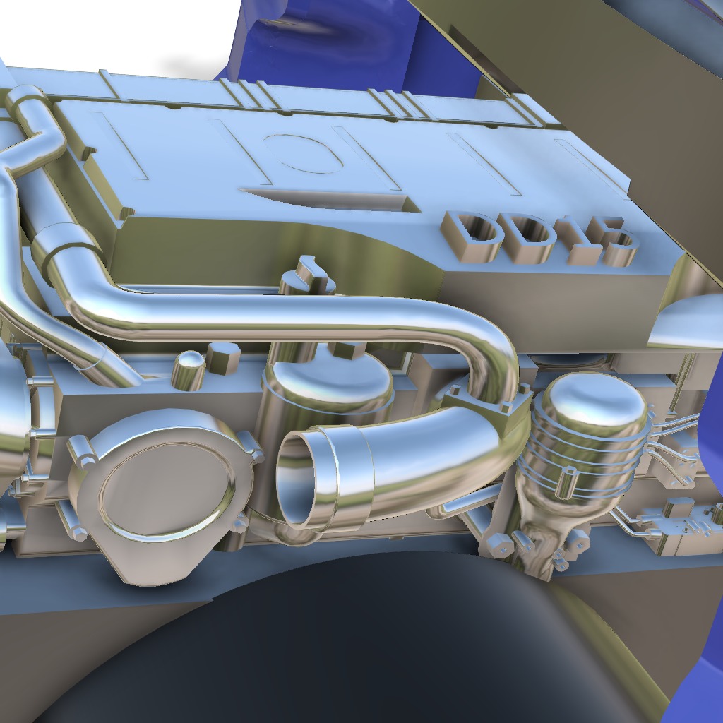 Cascadia Freightliner 3D print model_34