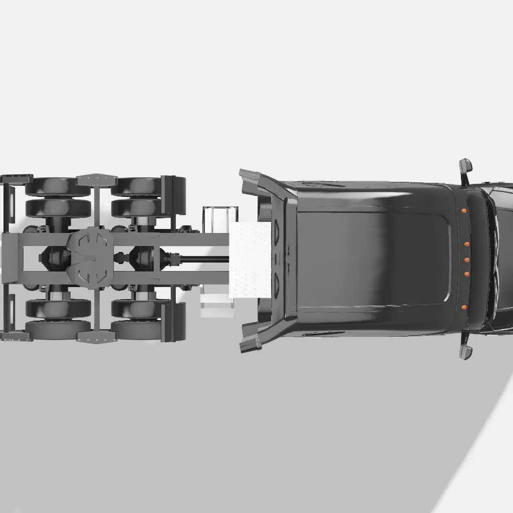 Cascadia Freightliner 3D print model_0