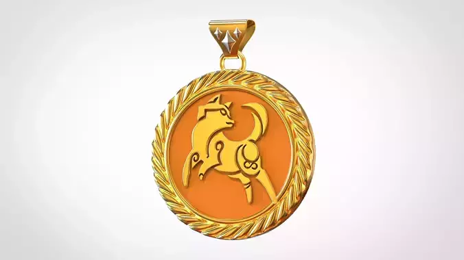 Canis Bellatoris Pendant 3D print model