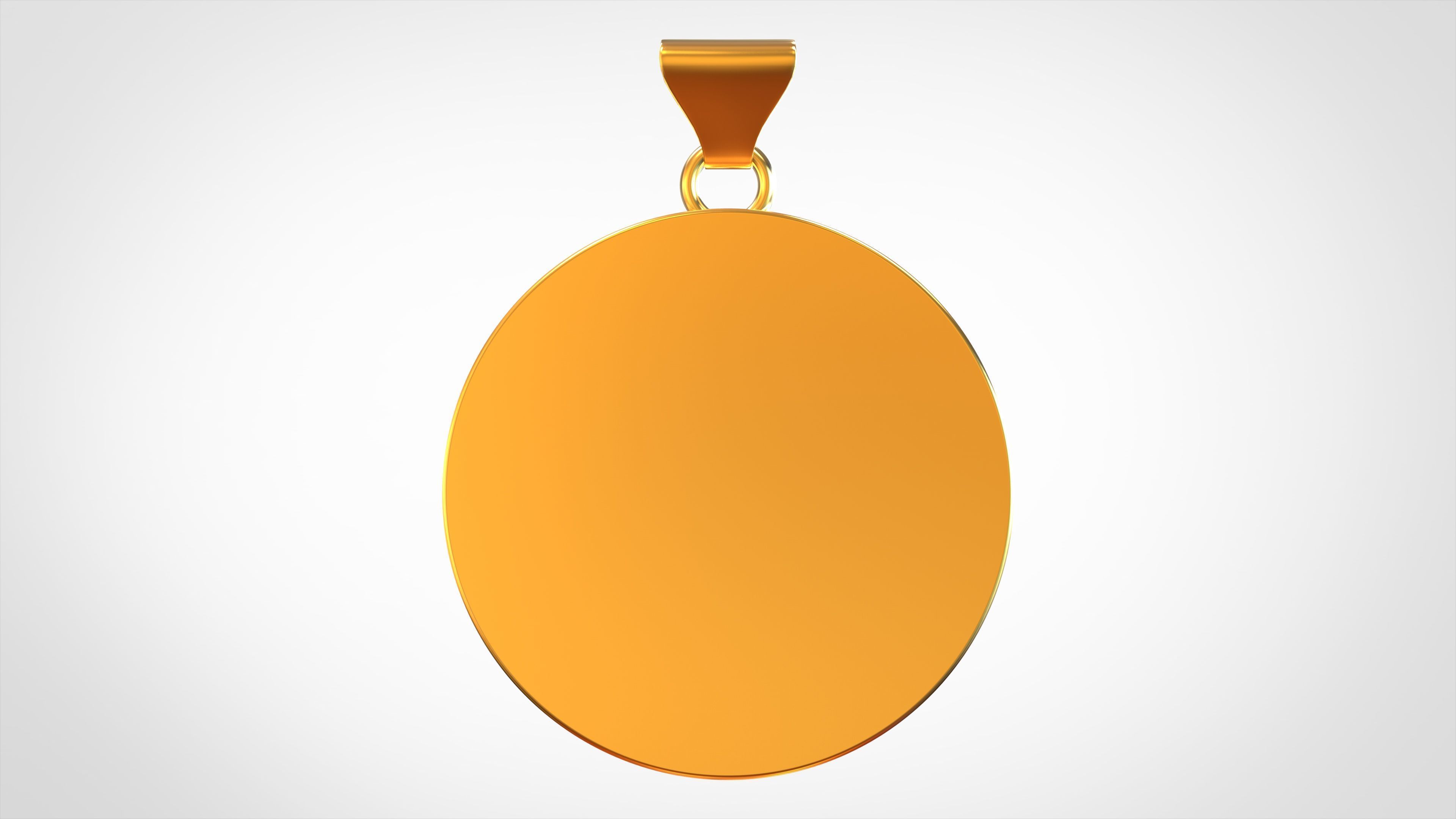 Canis Bellatoris Pendant 3D print model_3