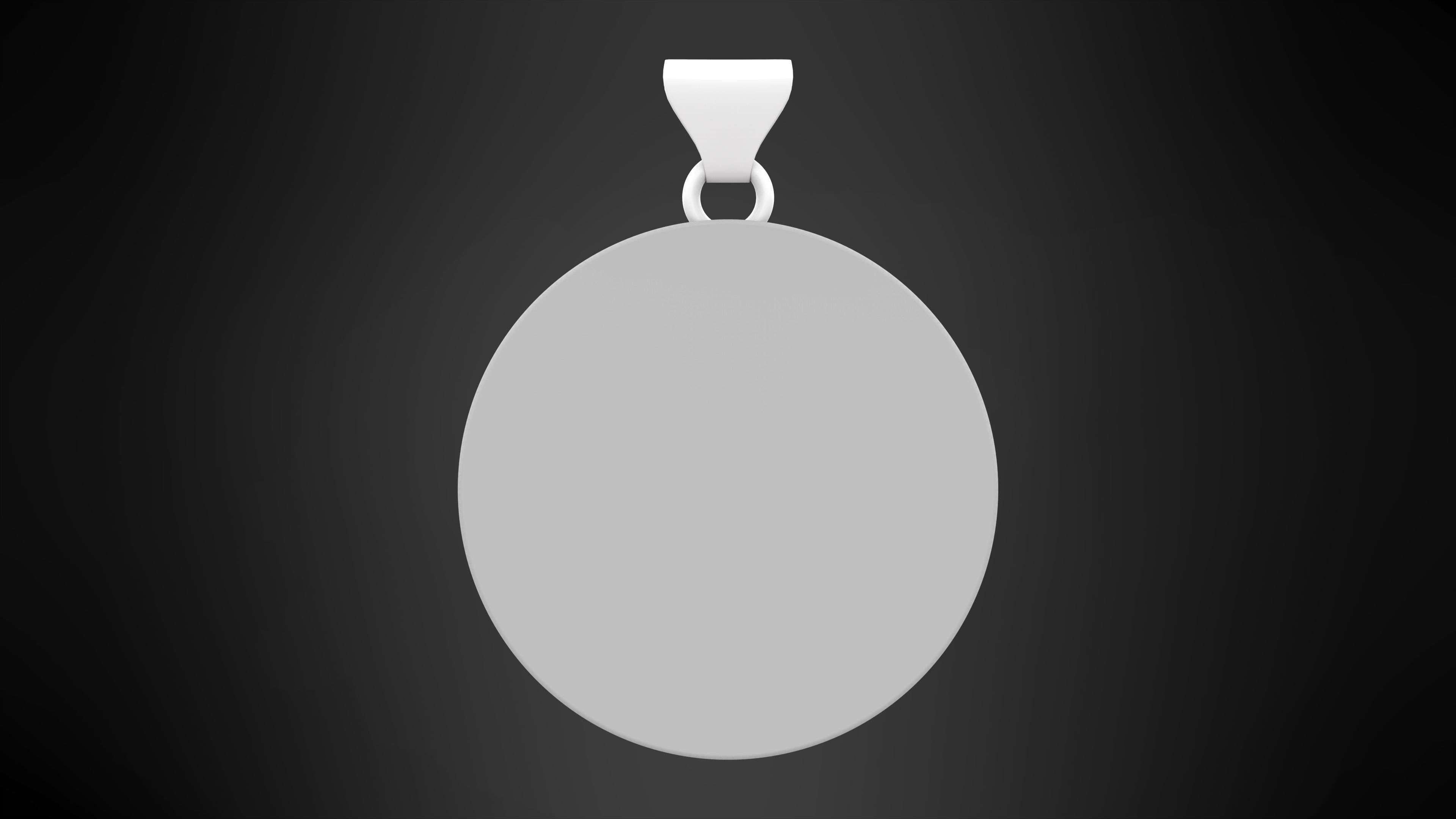 Canis Bellatoris Pendant 3D print model_7
