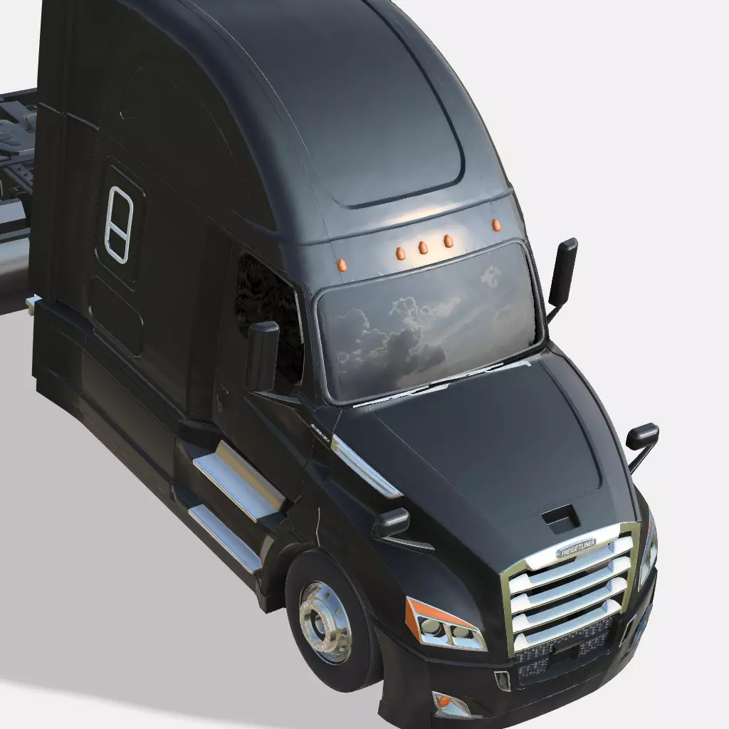 Cascadia Freightliner and Tanker 3D print model
