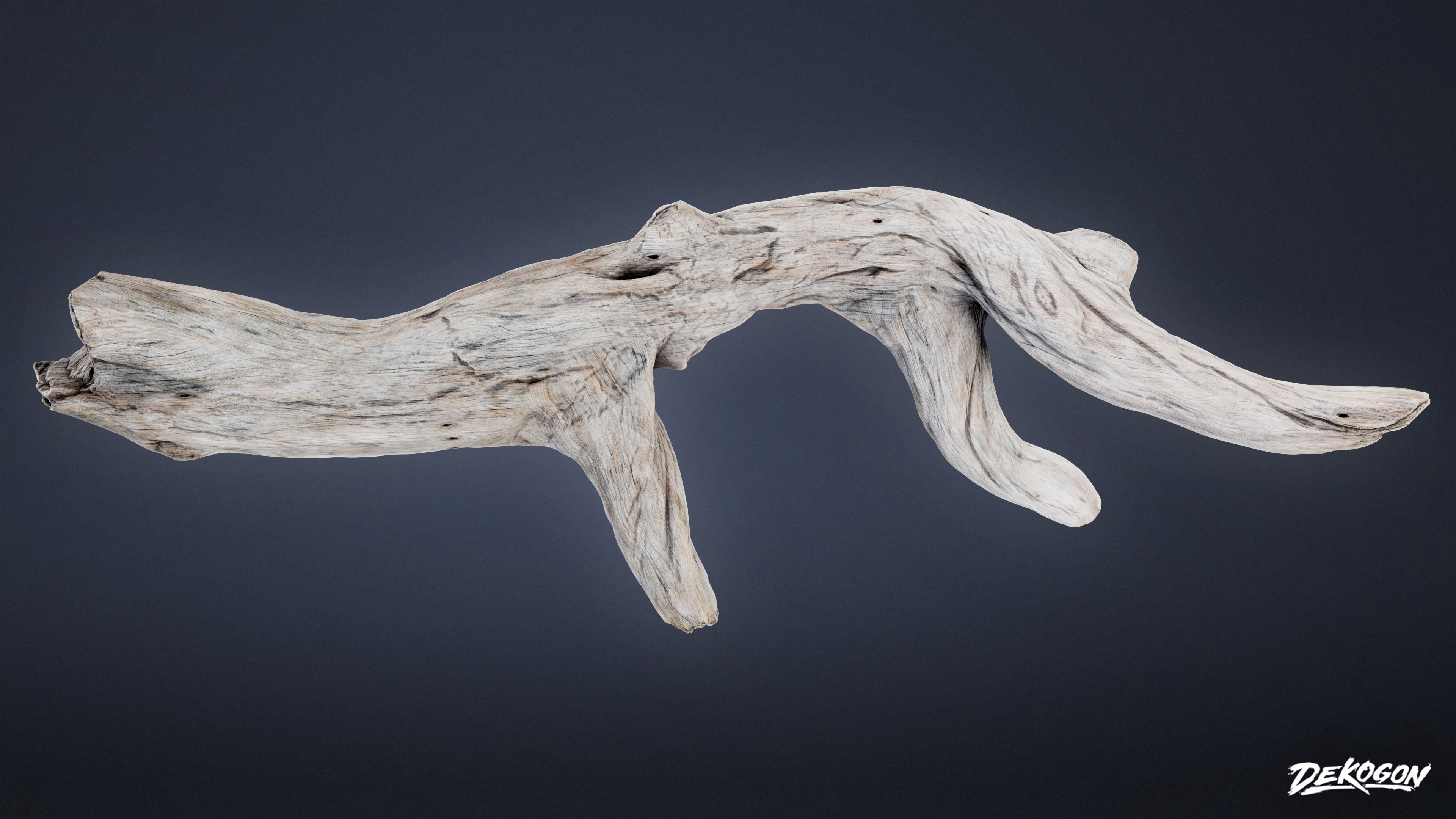 FOLIAGE - Driftwood 123 - LOW POLY AND NANITE Low-poly 3D model_2