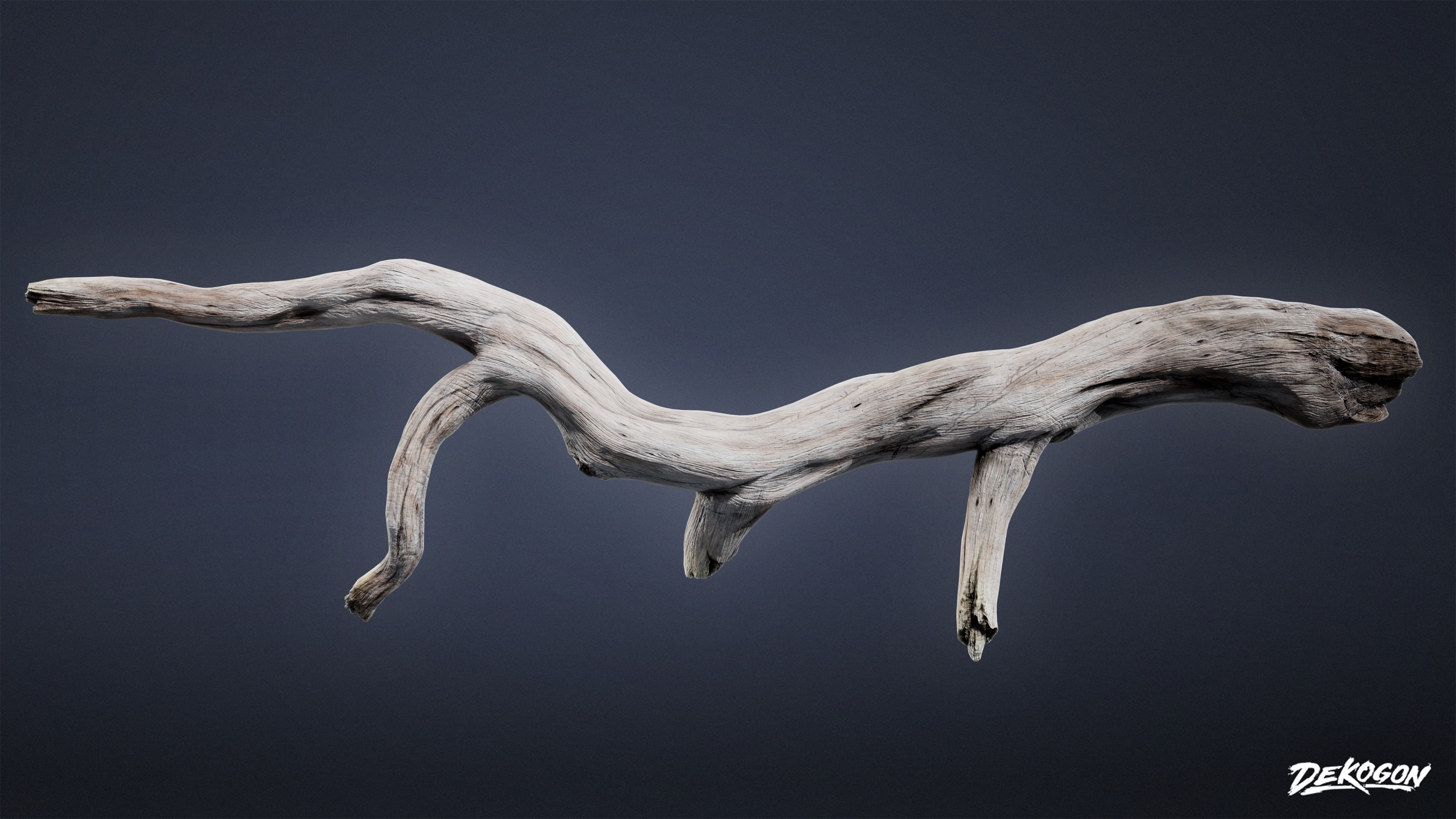 FOLIAGE - Driftwood 123 - LOW POLY AND NANITE Low-poly 3D model_5