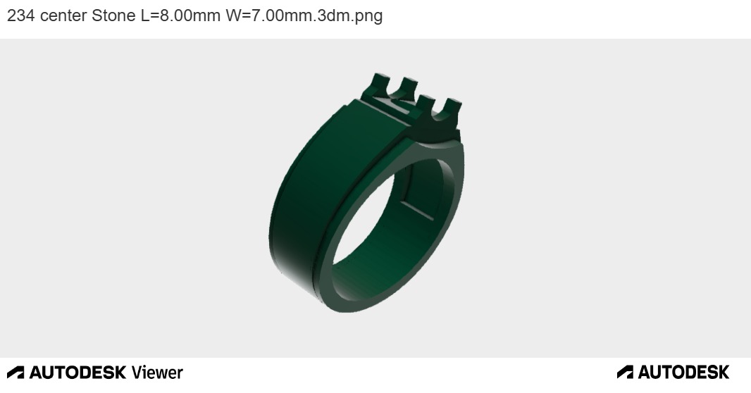 SLEEK FRAME RING 3D print model_4