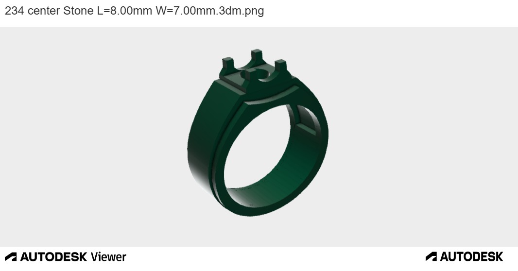 SLEEK FRAME RING 3D print model_5