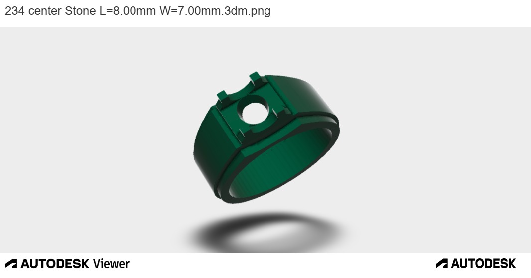 SLEEK FRAME RING 3D print model_6