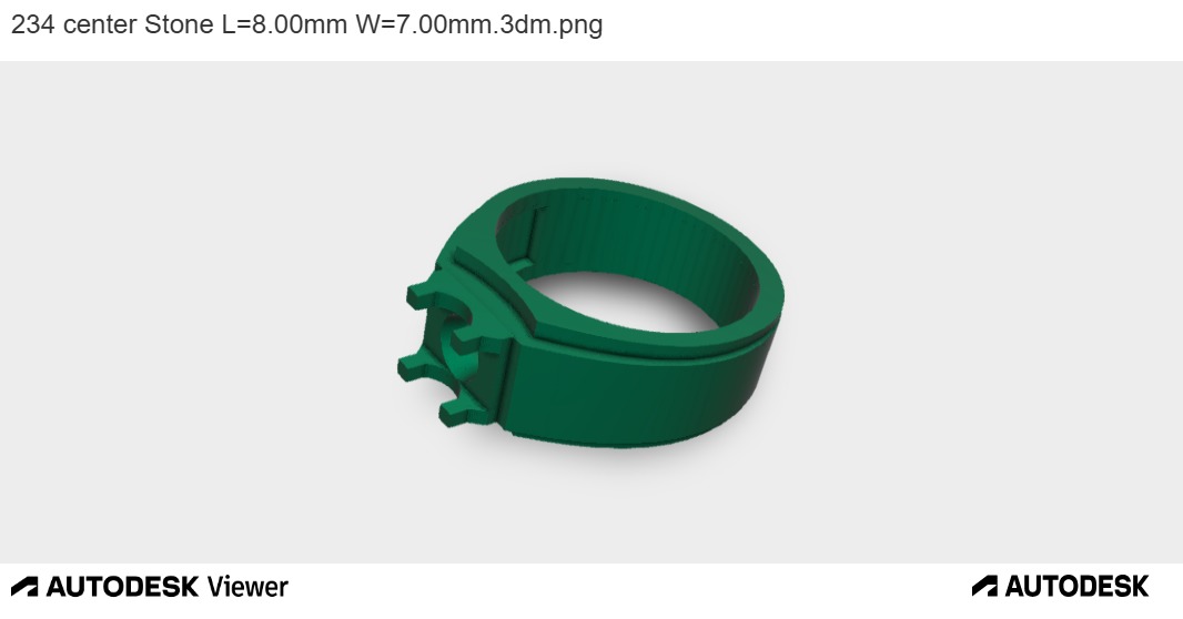 SLEEK FRAME RING 3D print model_8