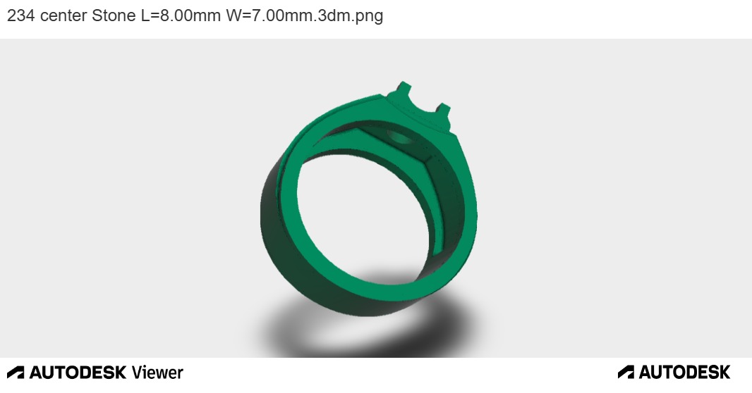 SLEEK FRAME RING 3D print model_2