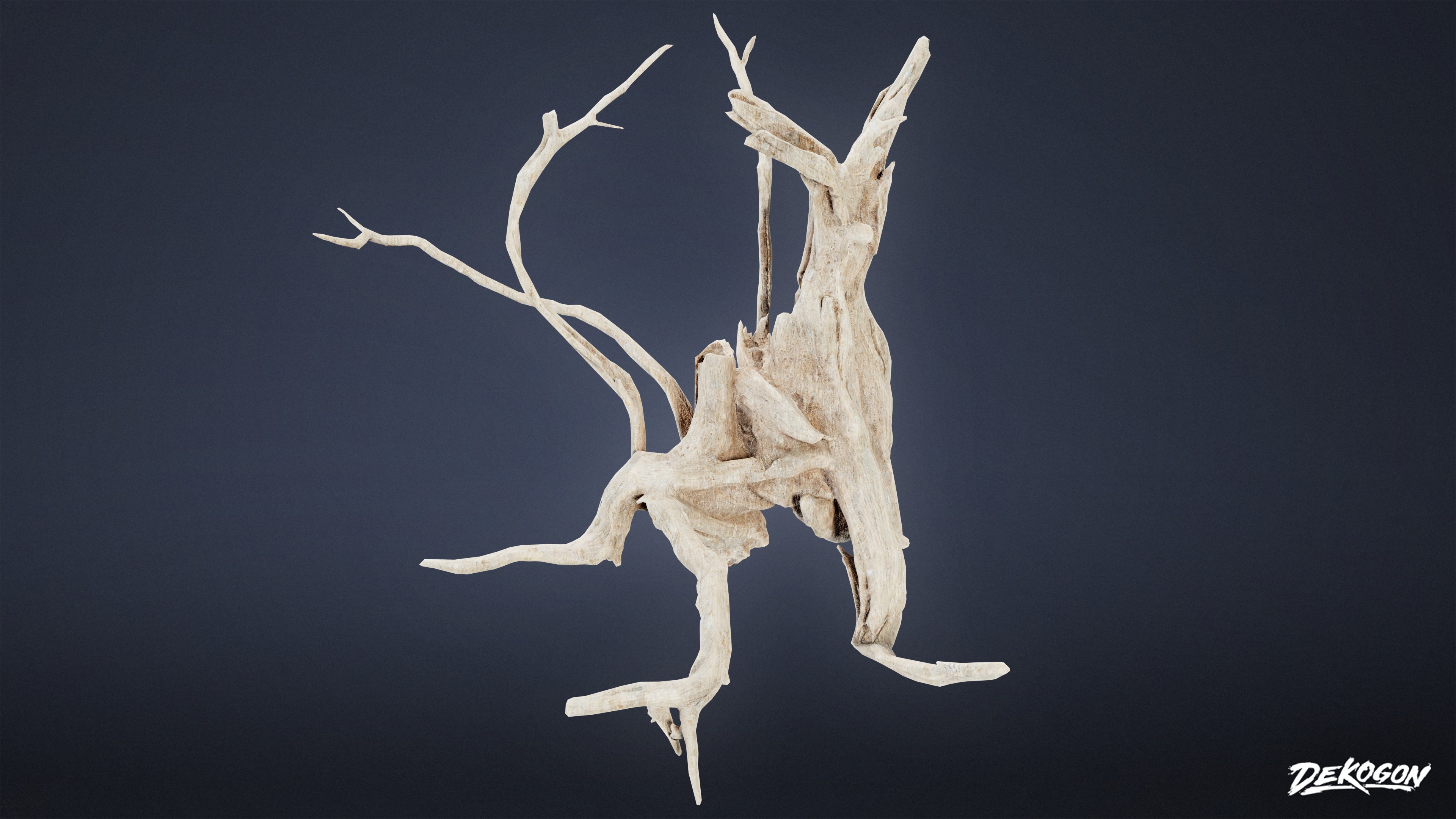 FOLIAGE - Driftwood 456 - LOW POLY Low-poly 3D model_3