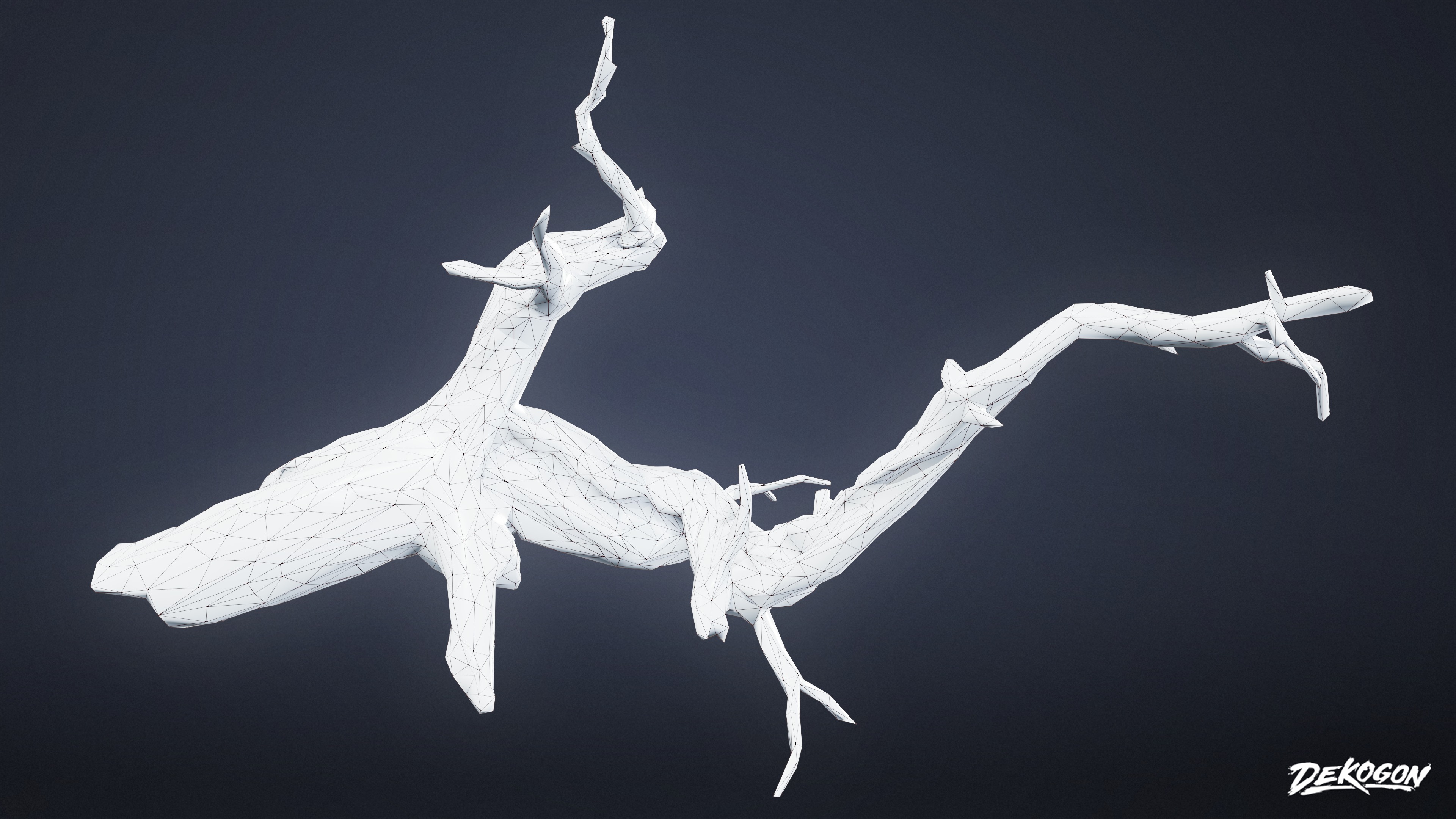 FOLIAGE - Driftwood 456 - LOW POLY Low-poly 3D model_9