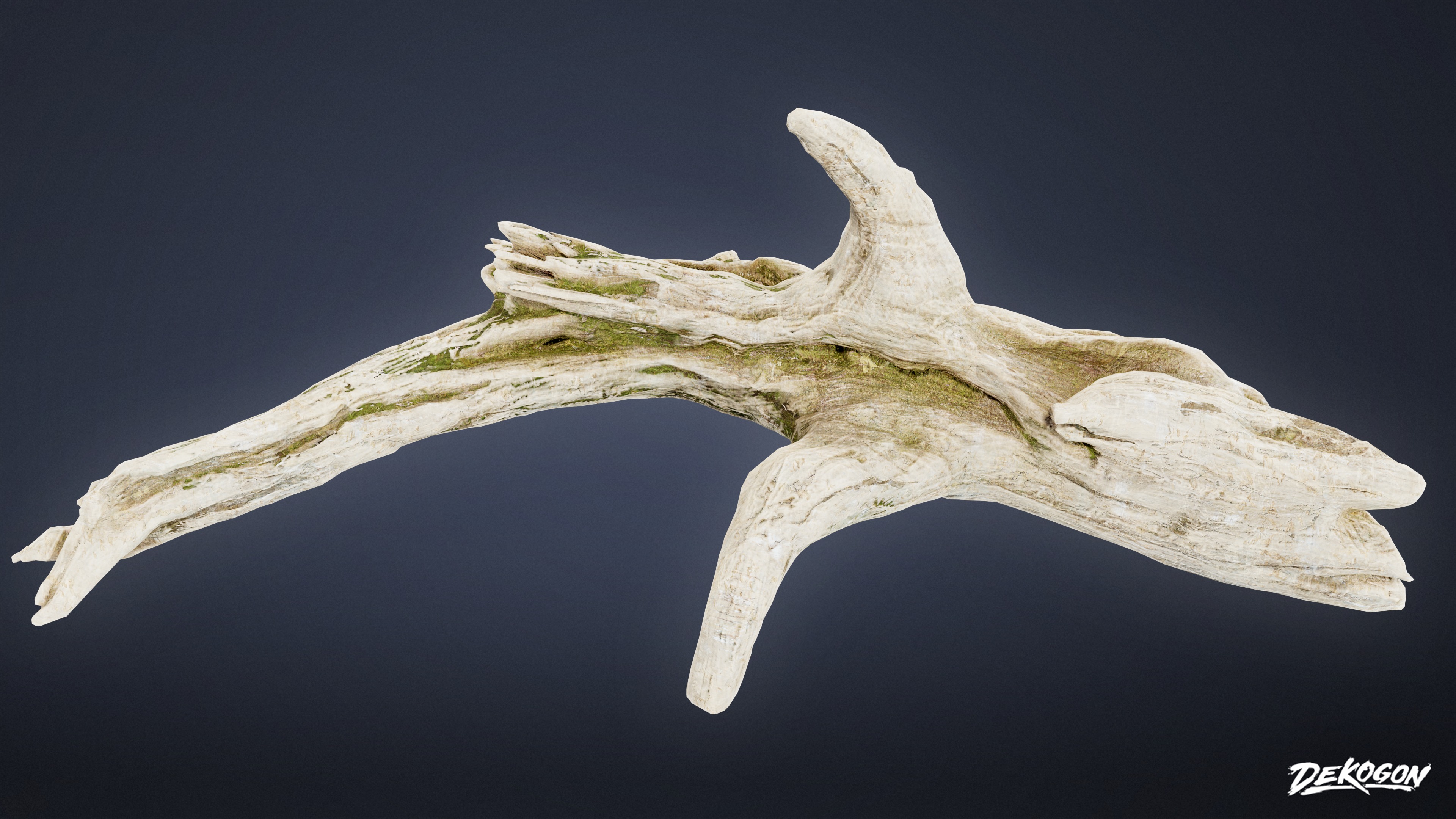 FOLIAGE - Driftwood 456 - LOW POLY Low-poly 3D model_2