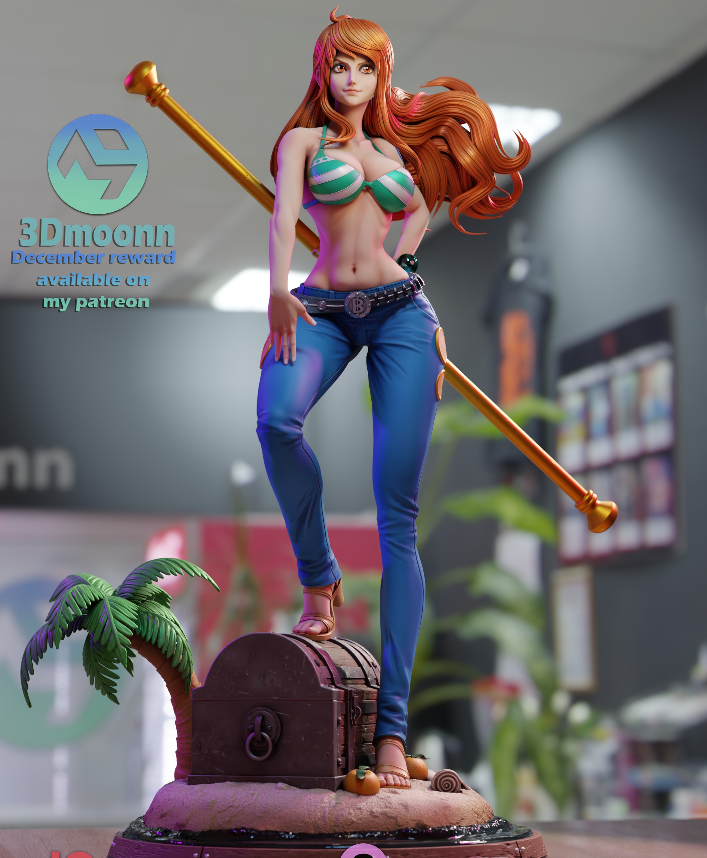nami - one piece 3D print model_2