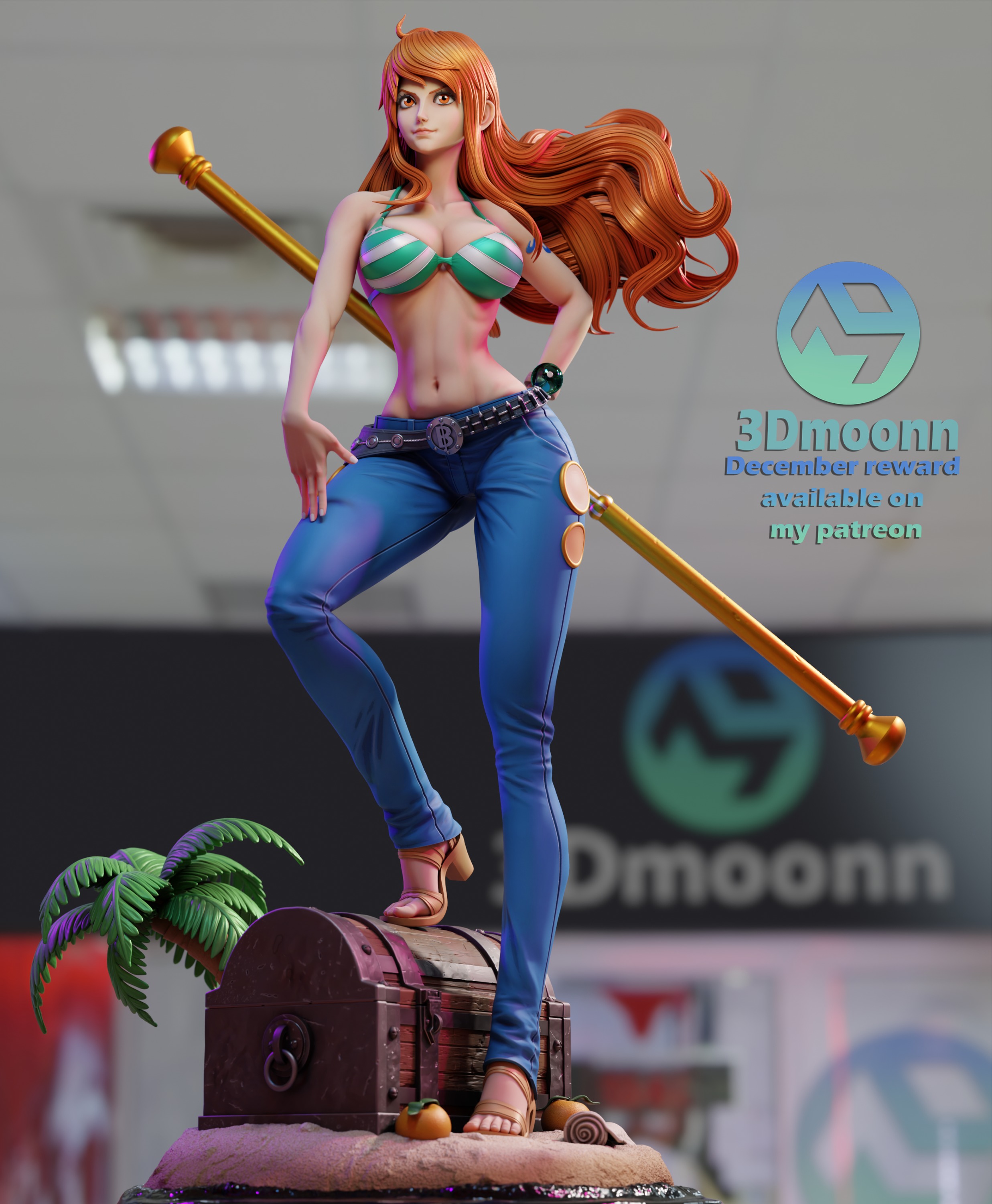 nami - one piece 3D print model_3