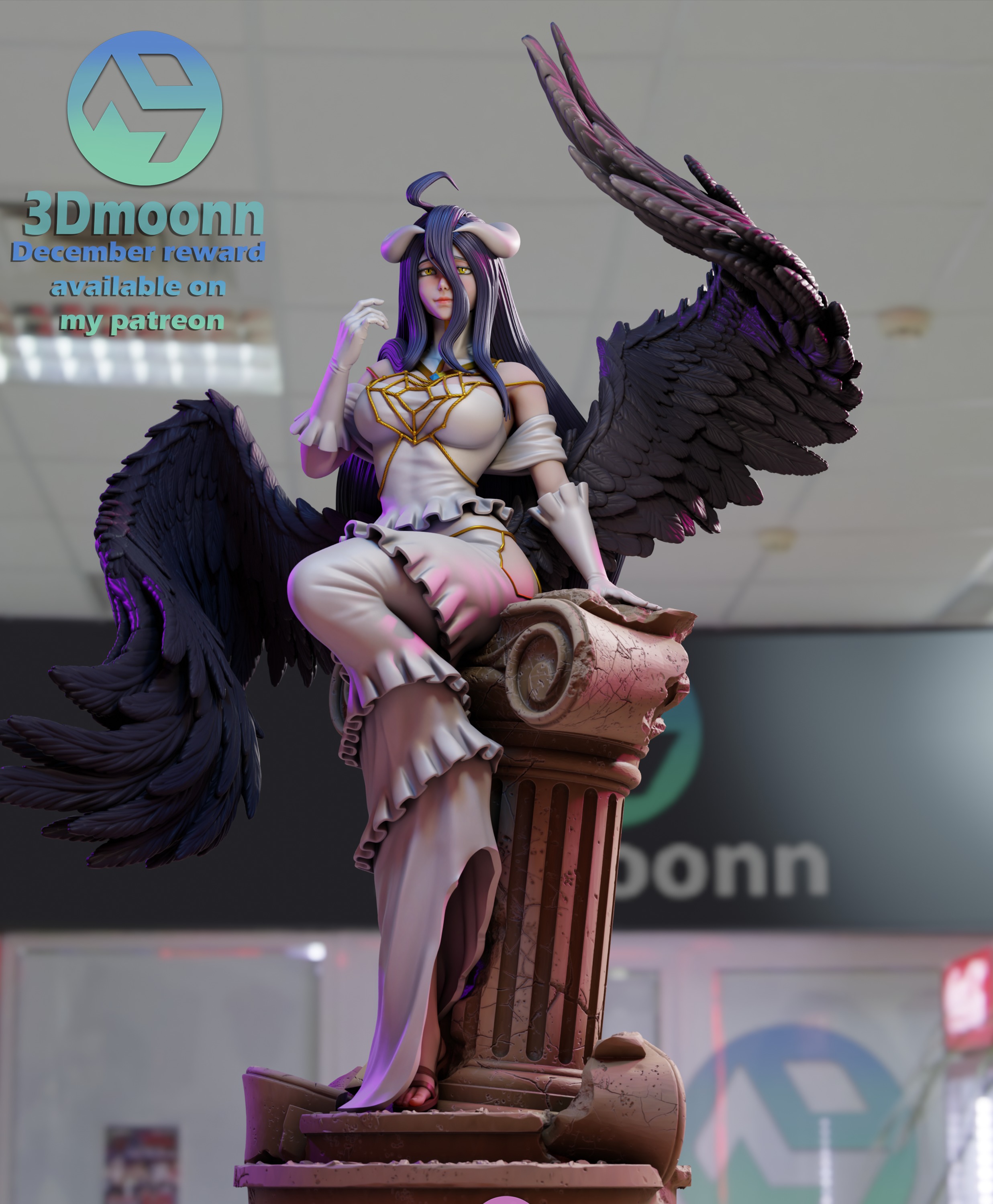 Albedo - Overlord 3D print model_3