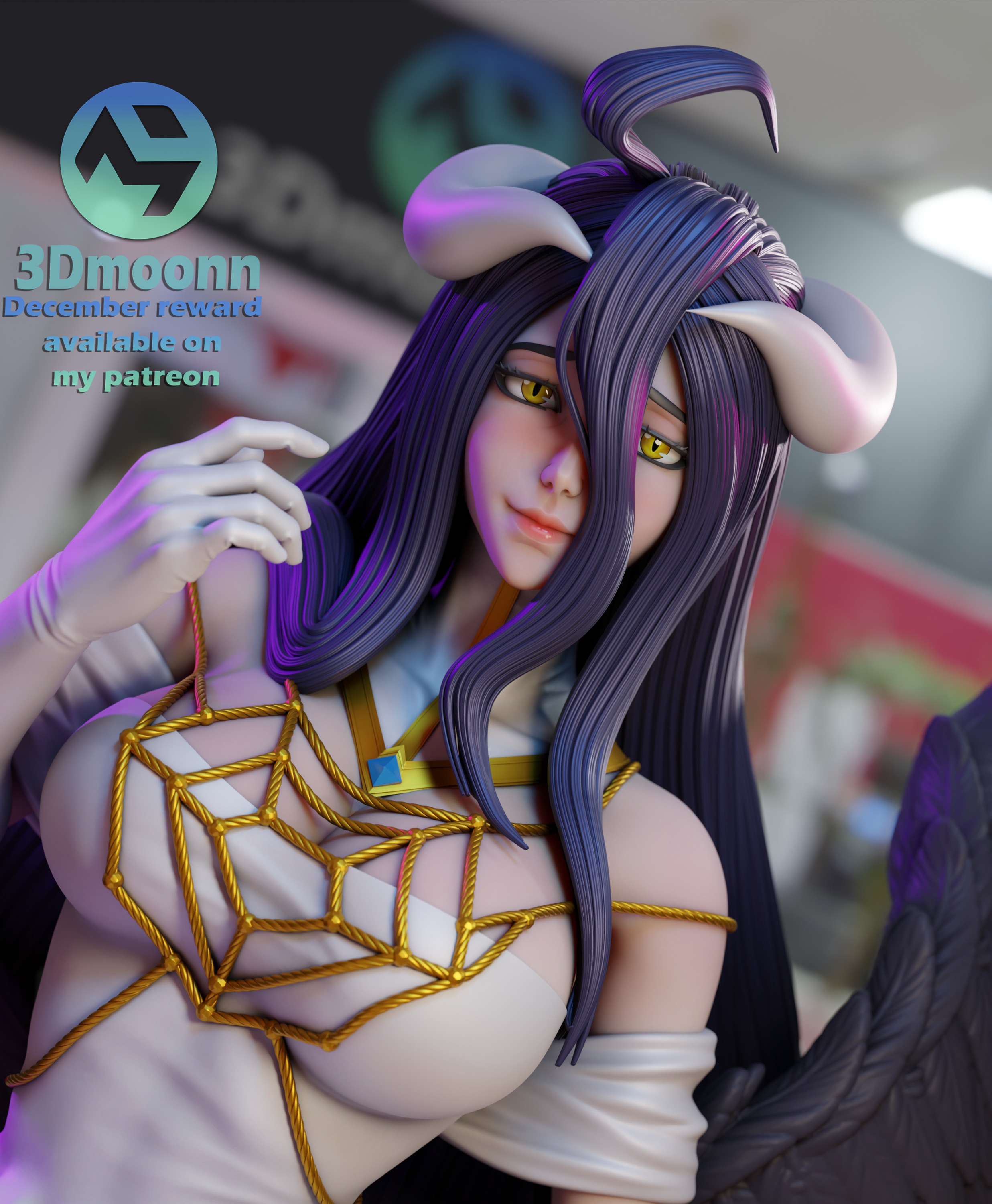 Albedo - Overlord 3D print model_7